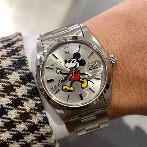 rolex mickey mouse usato|rolex mickey mouse dials.